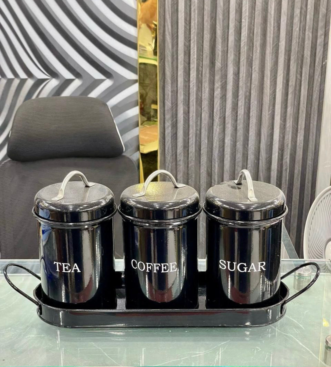 Set Of 3 Coffee Sugar Container Set, Seasoning Bottle Spice Jars, Multifunctional Kitchen Cereal Dispenser Storage Containers Set Of 3 Coffee Sugar Container Set, Seasoning Bottle Spice Jars, Multifunctional Kitchen Cereal Dispenser Storage Containers